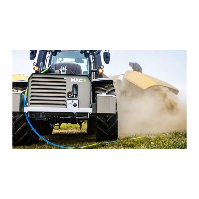 Compresseur d'air à entraînement hydraulique pour travaux agricoles