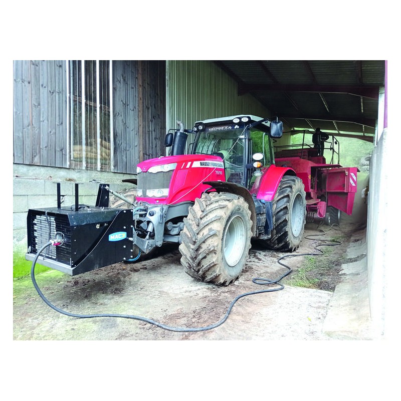 Compresseur d'air à entraînement hydraulique pour travaux agricoles
