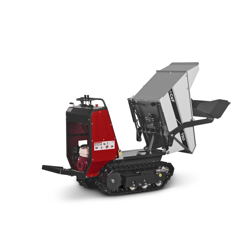 Mini dumper chenilles CU 500Kg AUTO CHARGEUR