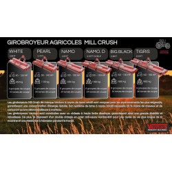 Girobroyeur MILL CRUSH WHITE