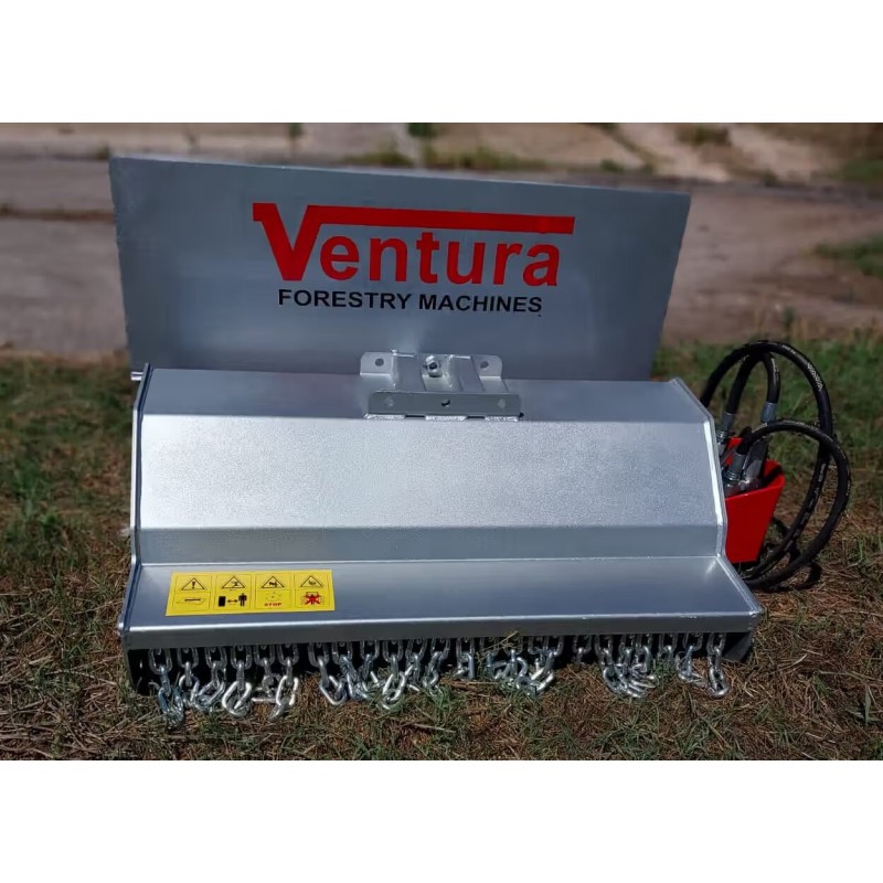 Broyeur et fraiseuse niveleuse hydraulique pour chargeur compact VENTURA SWAN