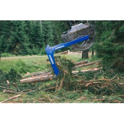 Râteau à broussailles Kirmag pour porteur Forestier débusqueur