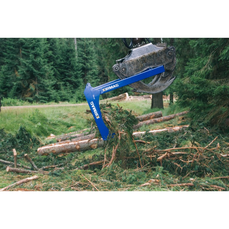 Râteau à broussailles Kirmag pour porteur Forestier débusqueur