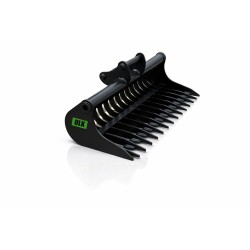 Godet rateau pour mini pelles de 3T à 10T