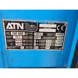 Nacelle ATN Piaf 880R- 2007 8m | France Compact