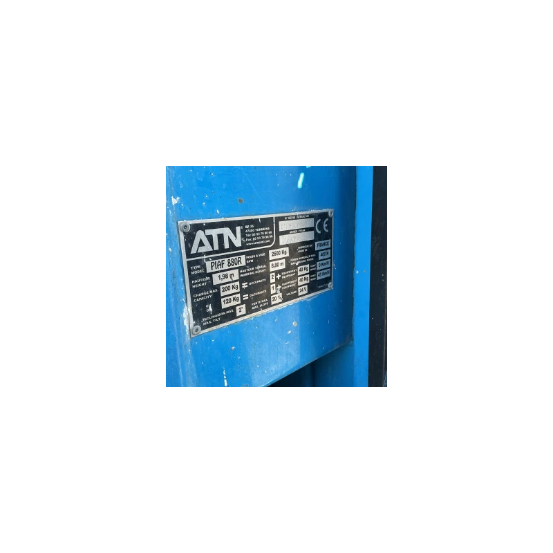 Nacelle ATN Piaf 880R- 2007 8m | France Compact