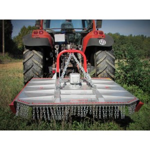 Débroussailleuse semi forestière à lames ou à chaînes pour tracteur de 50 Cv à 140 Cv