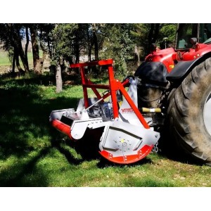 Broyeur forestier à marteaux fixes en widia pour tracteurs de 40 à 130 cv