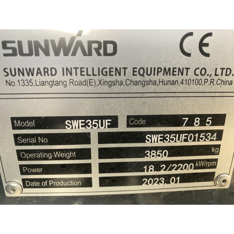 Mini pelle SUNWARD SWE35UF